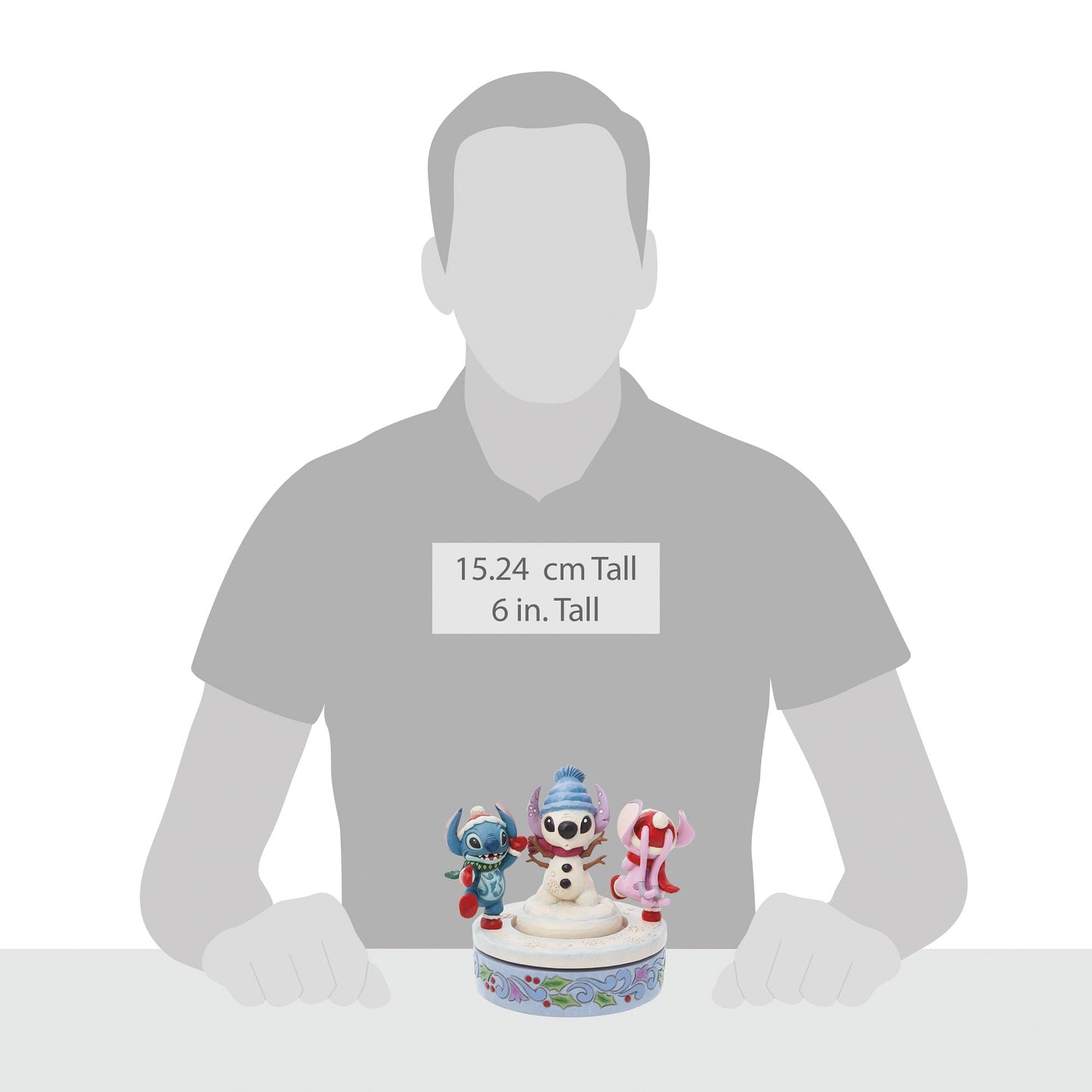 Stitch & Angel Building a Snow