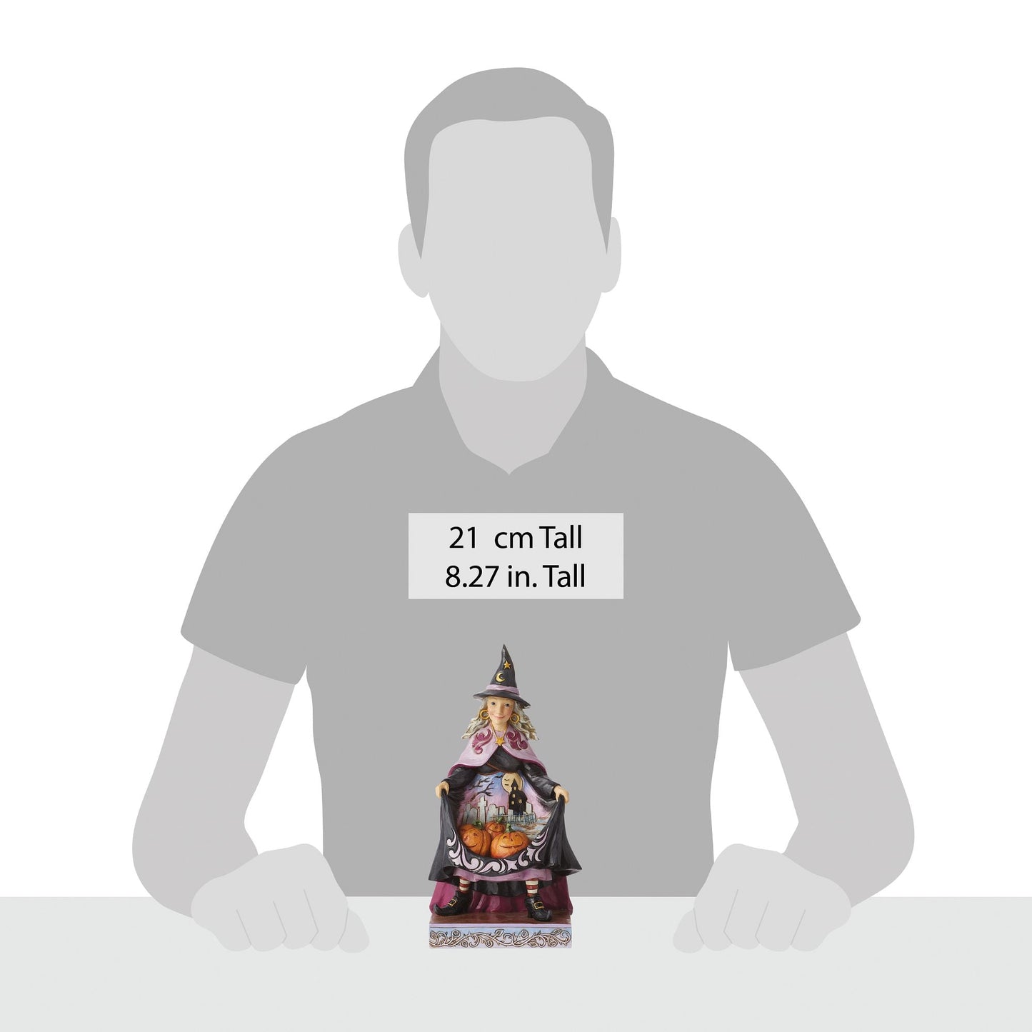 Witch with Pumpkins Skirt Fig