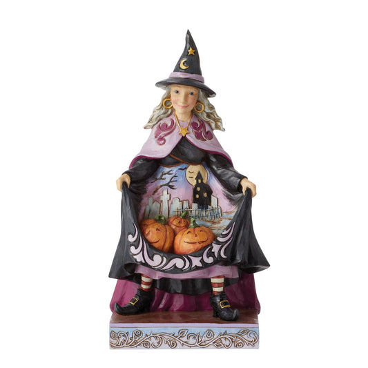 Witch with Pumpkins Skirt Fig
