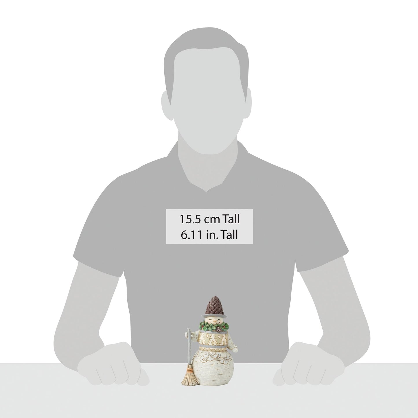 Wdlnd Snowman Pinecone Hat Fig