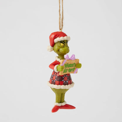 Grinch Message Ornament