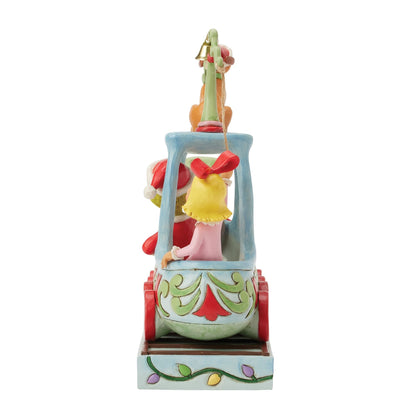 Grinch, Max and Cindy on Train