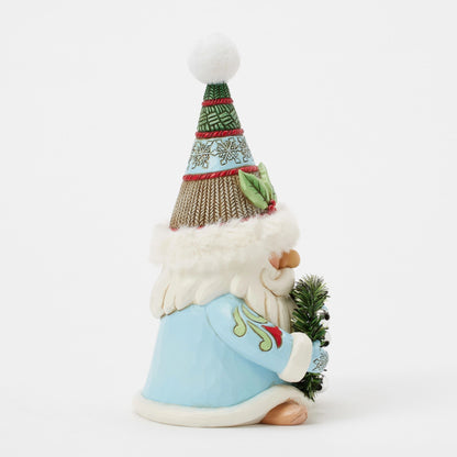 Gnome Wreath & Fur Hat Fig