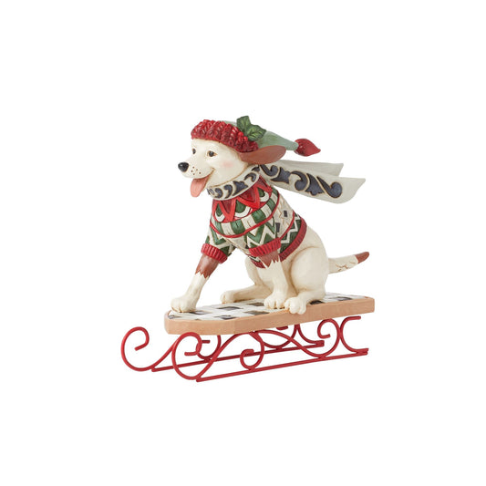 Highland Glen Dog on Sled Fig