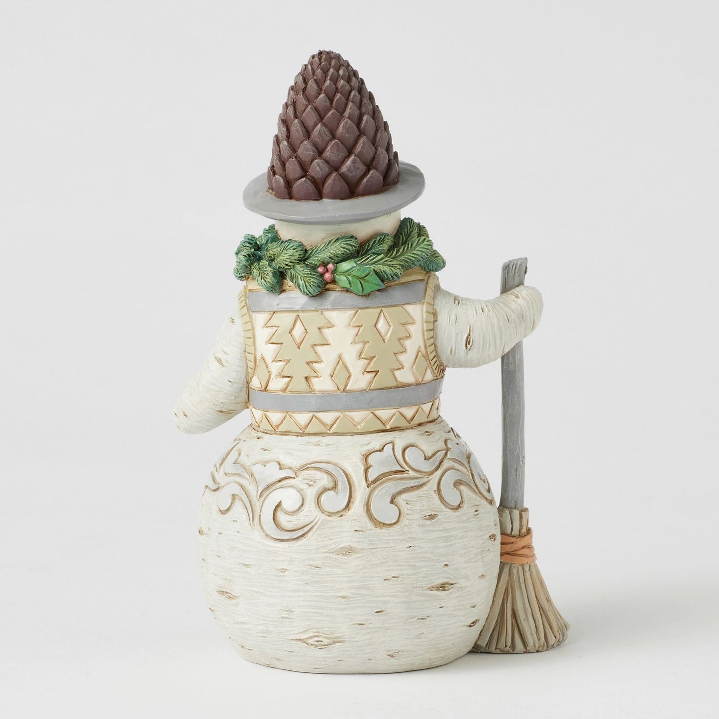 Wdlnd Snowman Pinecone Hat Fig