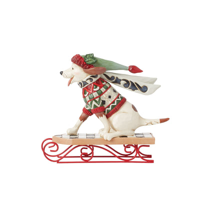 Highland Glen Dog on Sled Fig