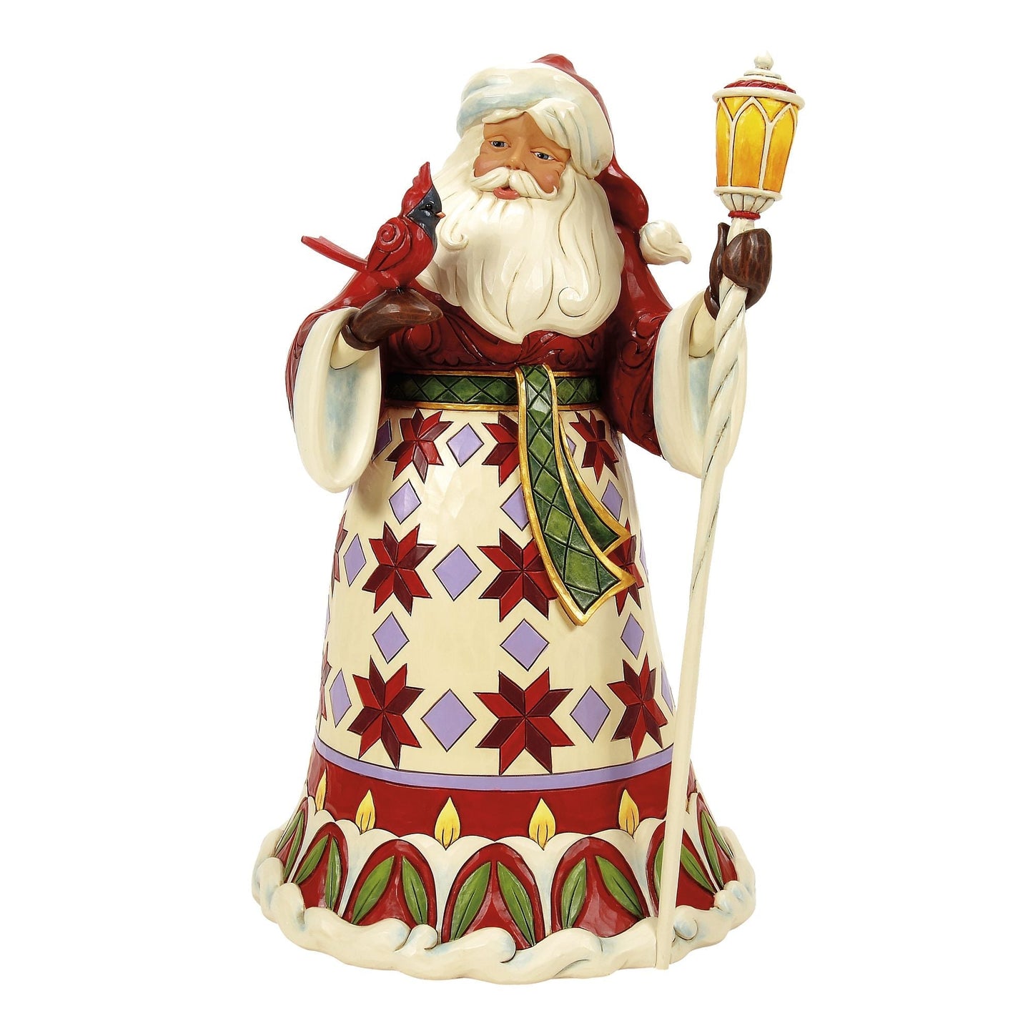 Santa Cardinal on Hand Fig