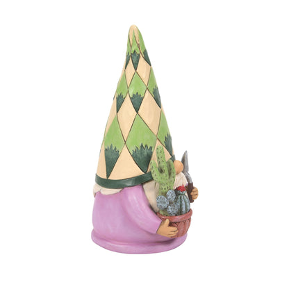 Succulent Gnome Figurine