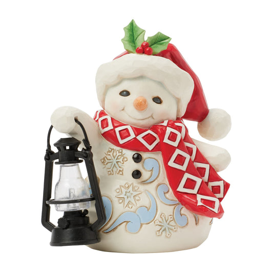 Snowman Oversized Lantern Pint