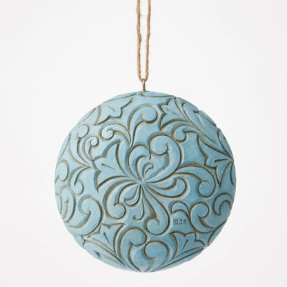 Blue & Gold Holy Family Orn