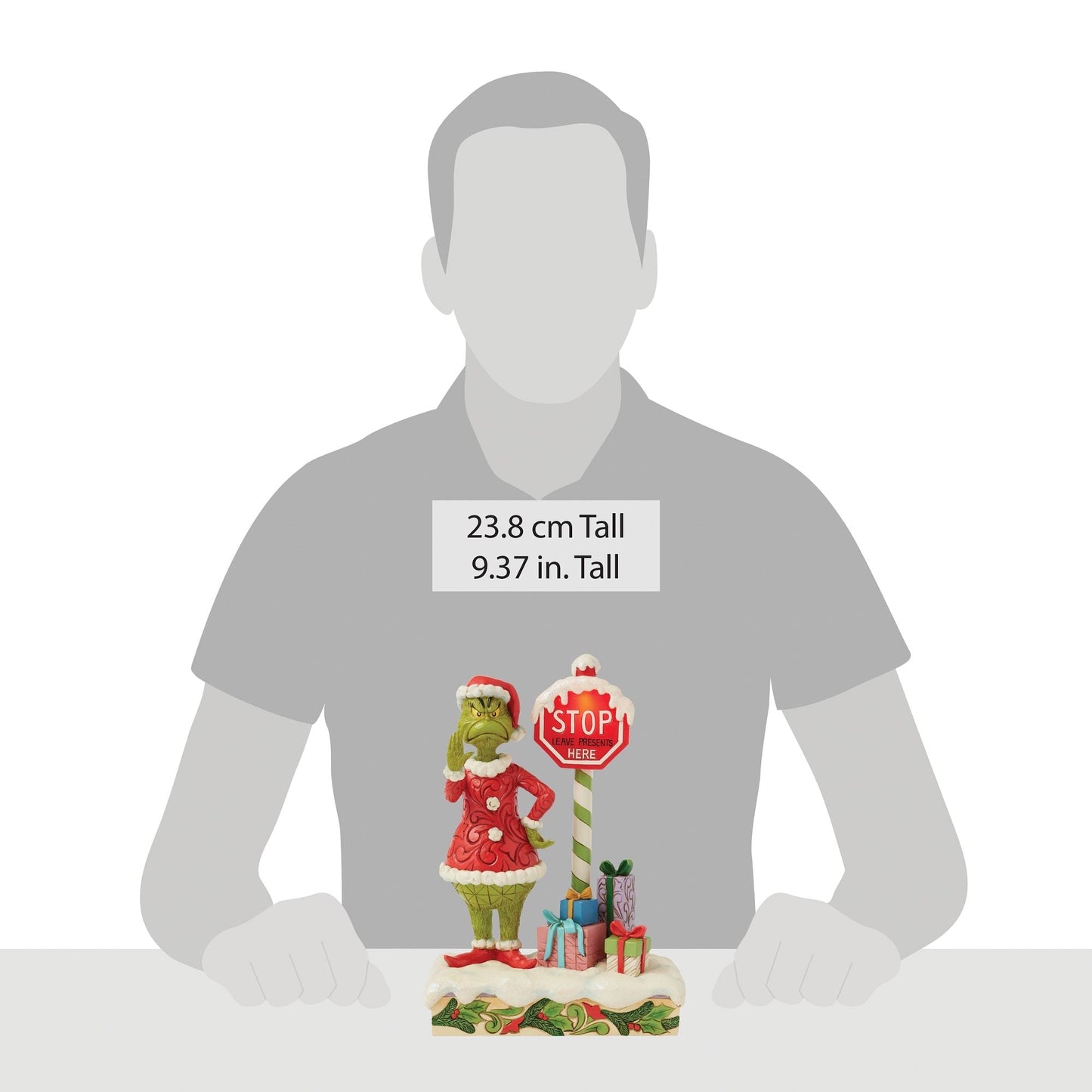 Grinch by Stop Sign LED Fig