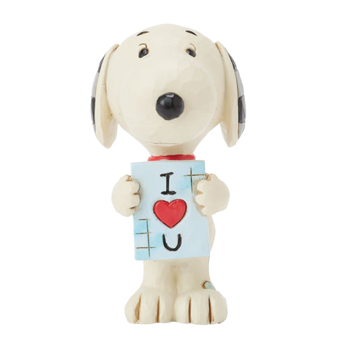 Snoopy with Love Sign Mini
