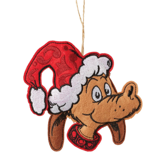 Felt Max in Santa Hat Ornament