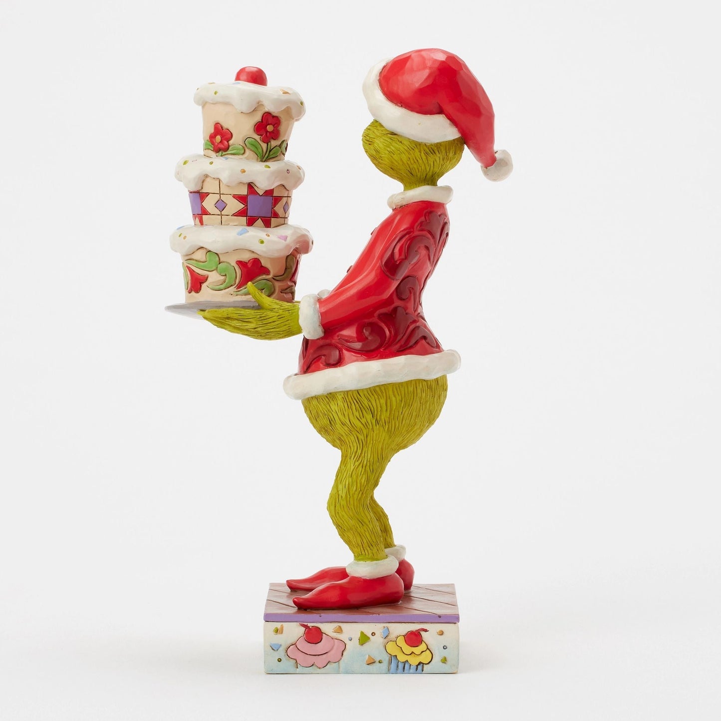 Grinch with Grinchy Cake