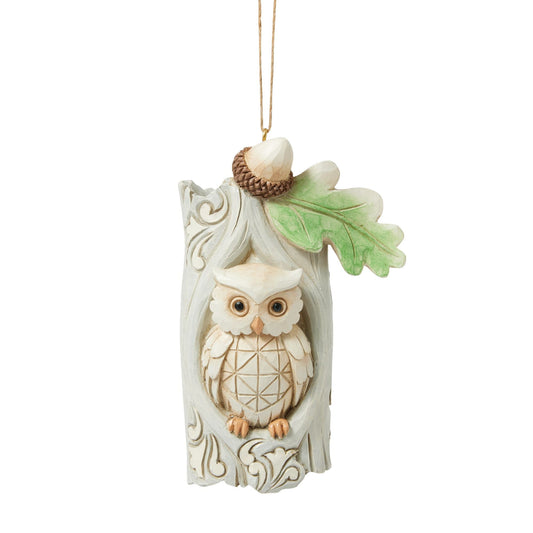 Wdlnd Owl in Tree Ornament