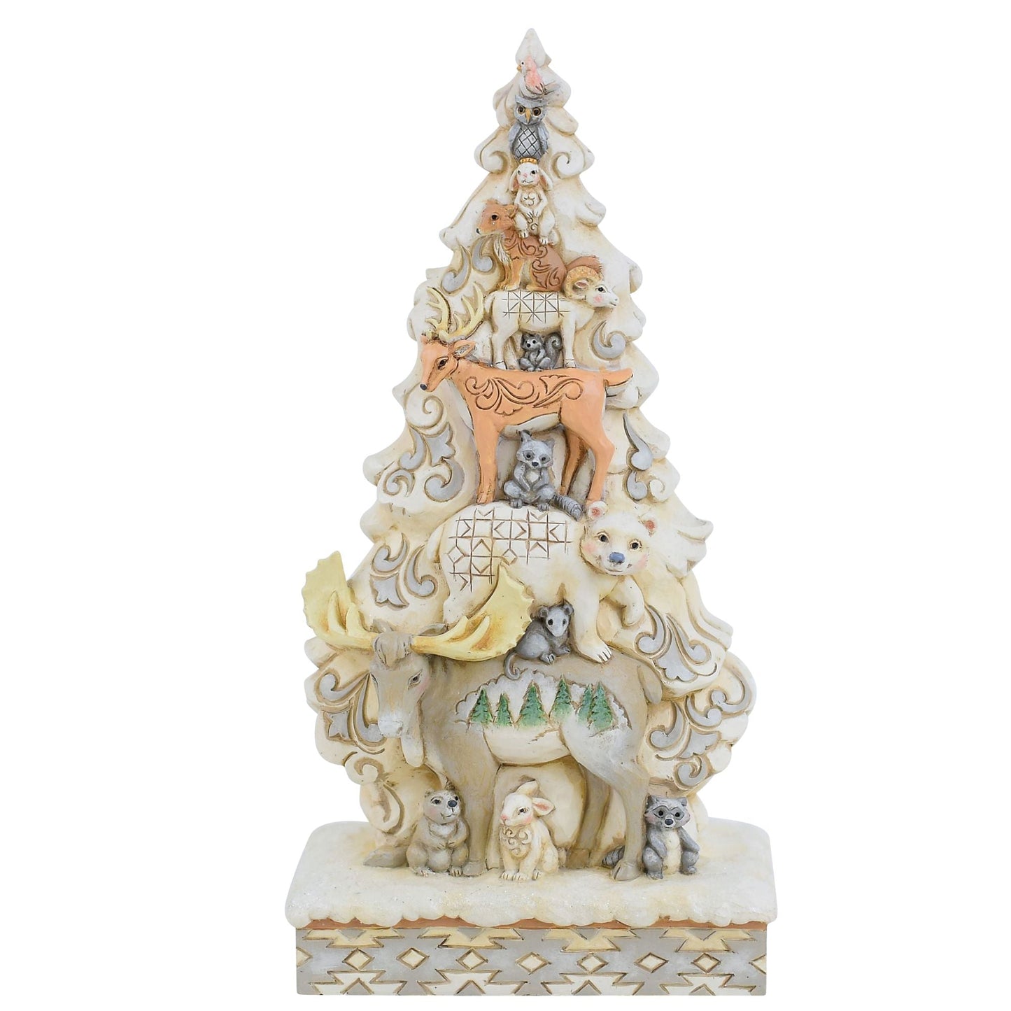 Wdlnd Stacked Animals Figurine