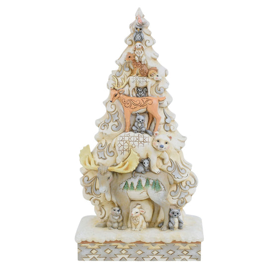 Wdlnd Stacked Animals Figurine