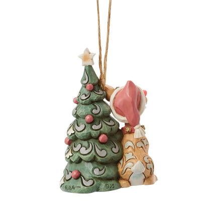 Woodland Rudolph with Tree H/O