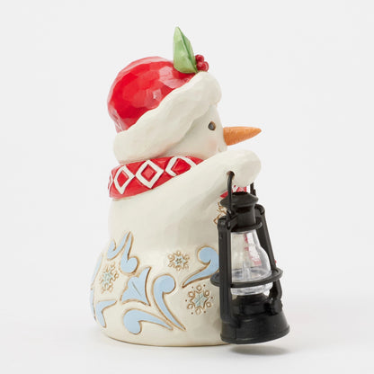 Snowman Oversized Lantern Pint
