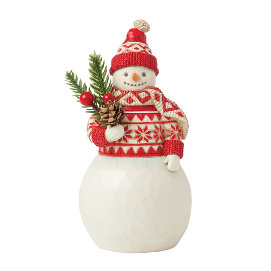 Nordic Noel Snowman Evergreen