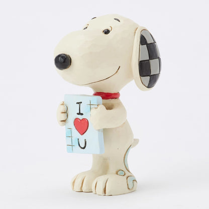 Snoopy with Love Sign Mini