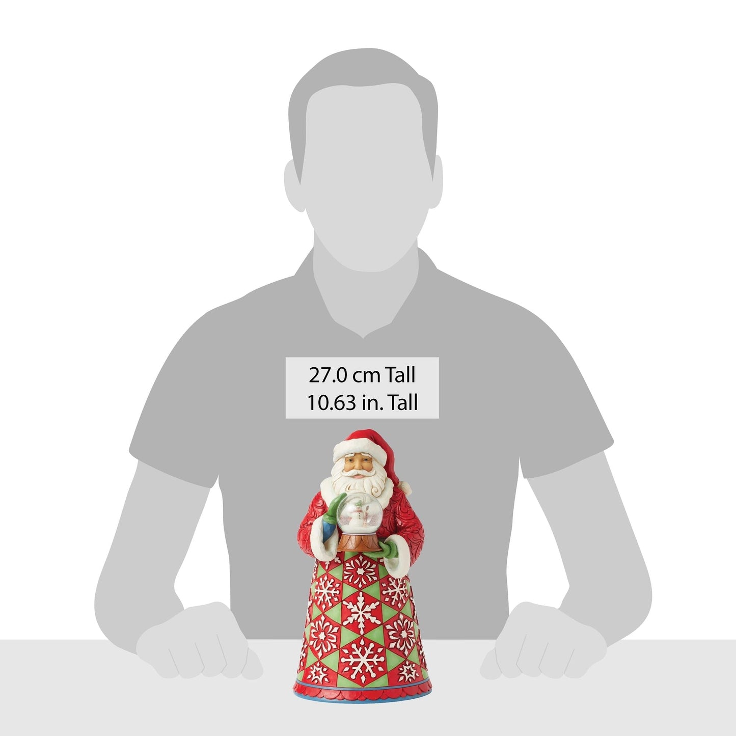 Santa Holding Mini Globe Fig