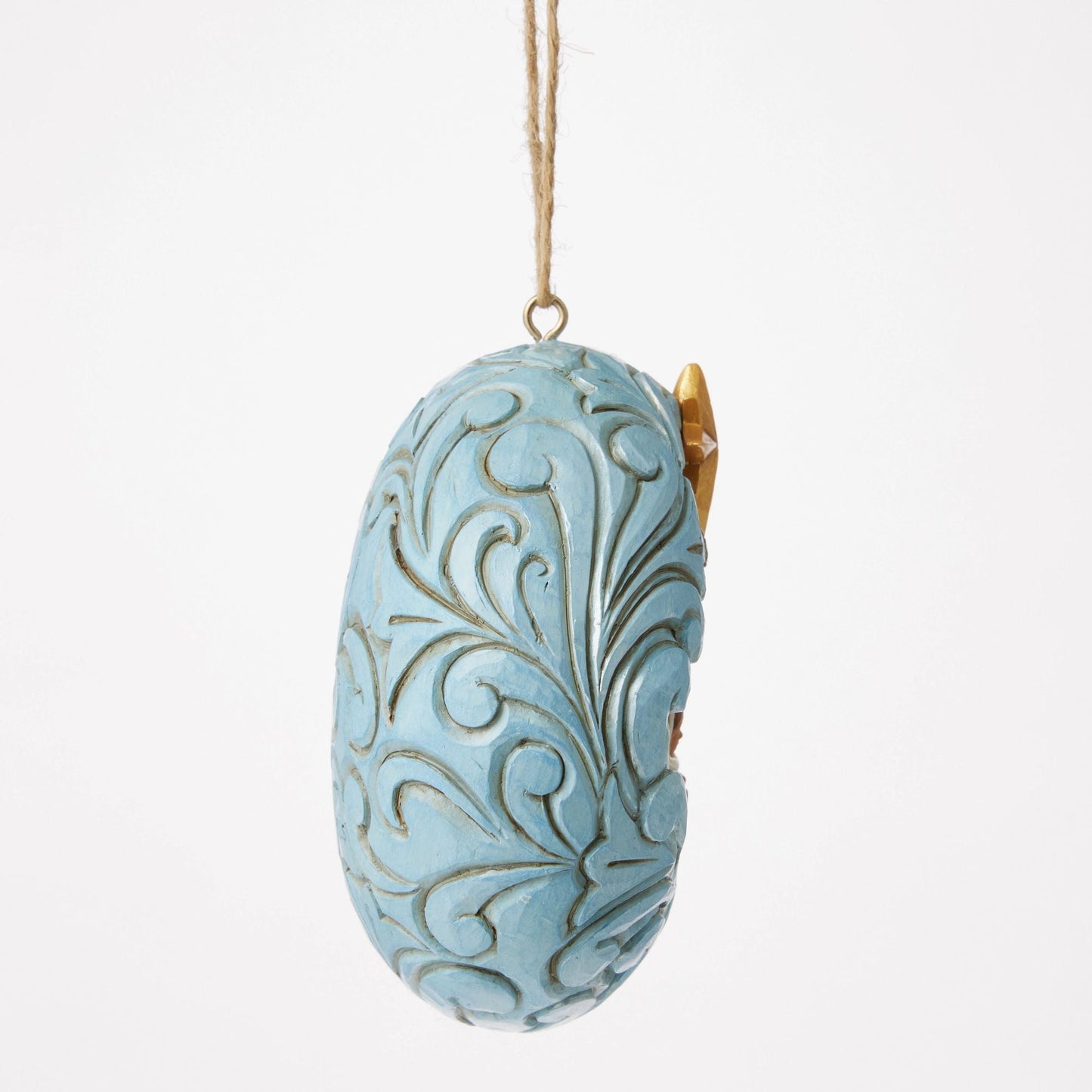 Blue & Gold Holy Family Orn