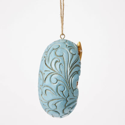 Blue & Gold Holy Family Orn