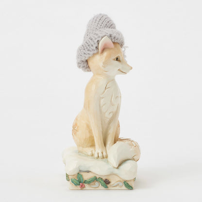 Wdlnd Fox with Knit Hat Fig