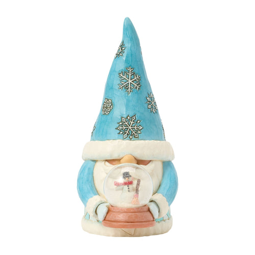 Gnome with Mini Globe Figurine