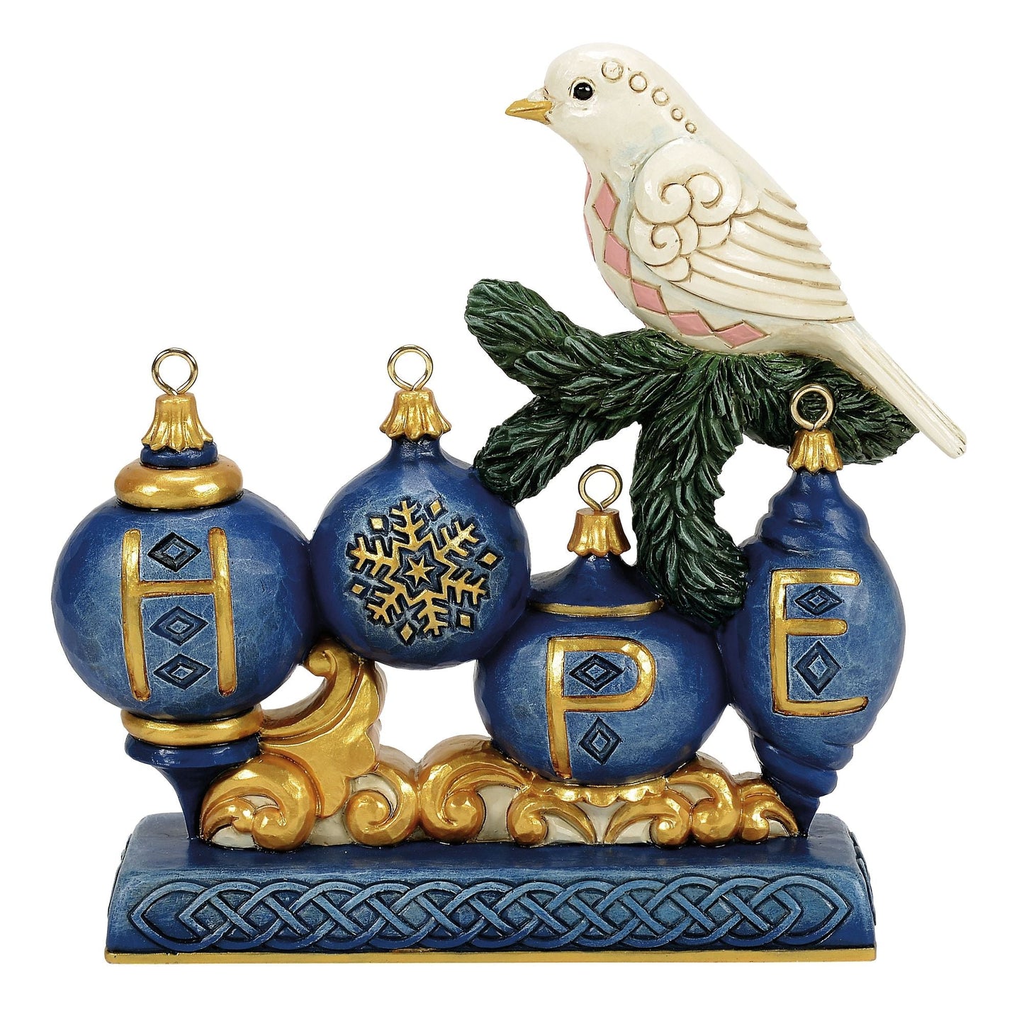 Blue & Gold Hope with Dove Fig