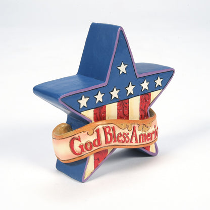 Mini Patriotic Star Figurine