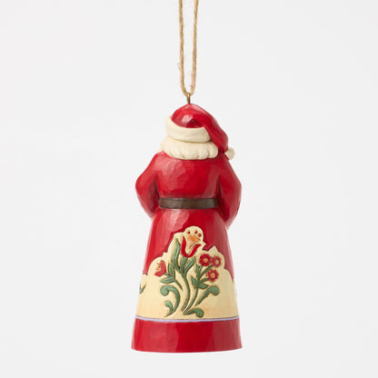 Santa With Pets Ornament
