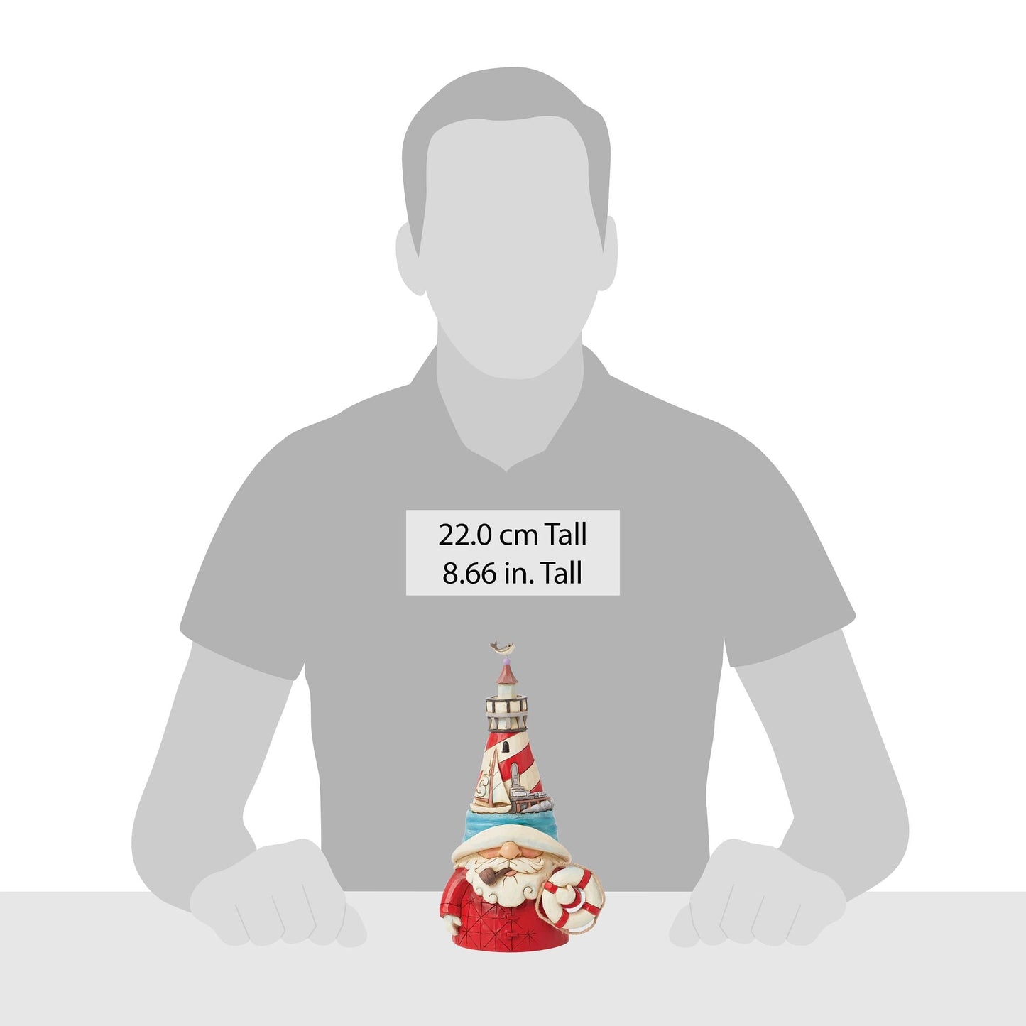 Lighthouse Hat Gnome Figurine