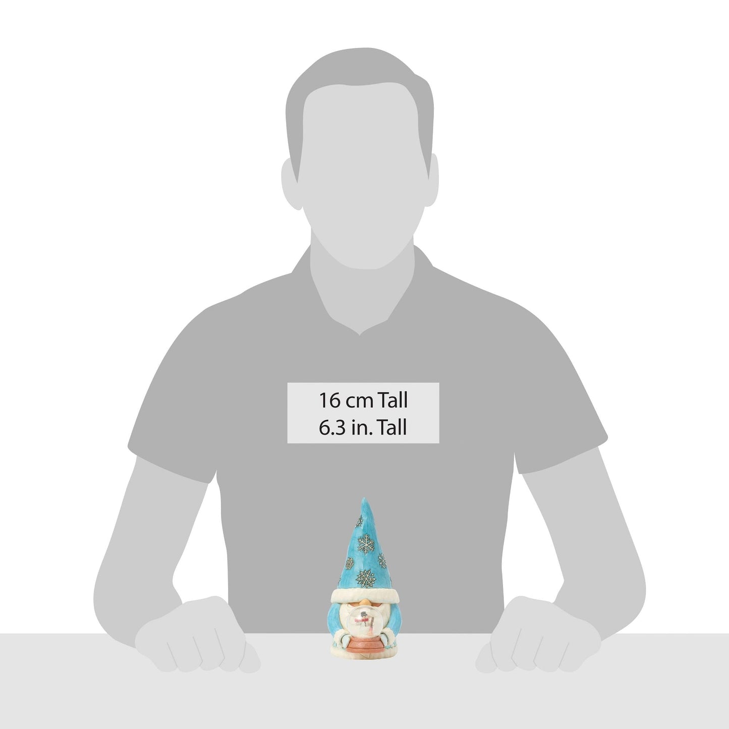 Gnome with Mini Globe Figurine