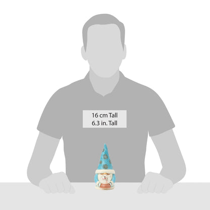 Gnome with Mini Globe Figurine