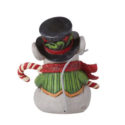 Mini Christmas Mouse Figurine