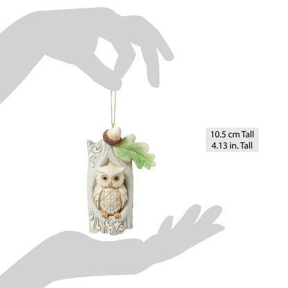 Wdlnd Owl in Tree Ornament