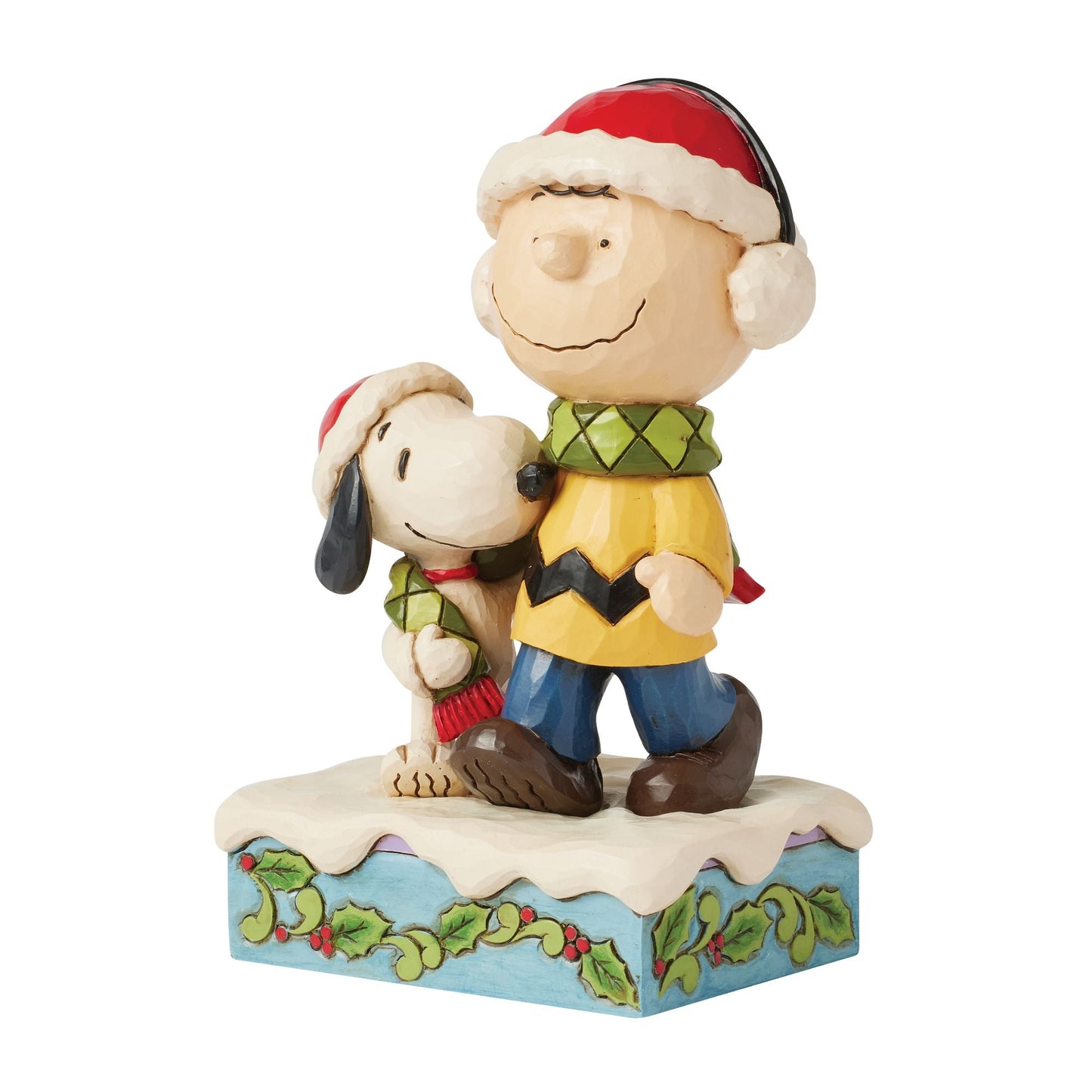 Charlie & Snoopy Wearing Scarf