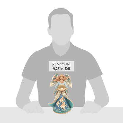Angel Holding Shell Figurine