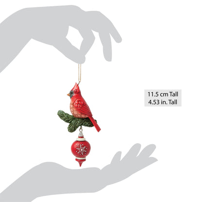 Nordic Noel Cardinal Ornament