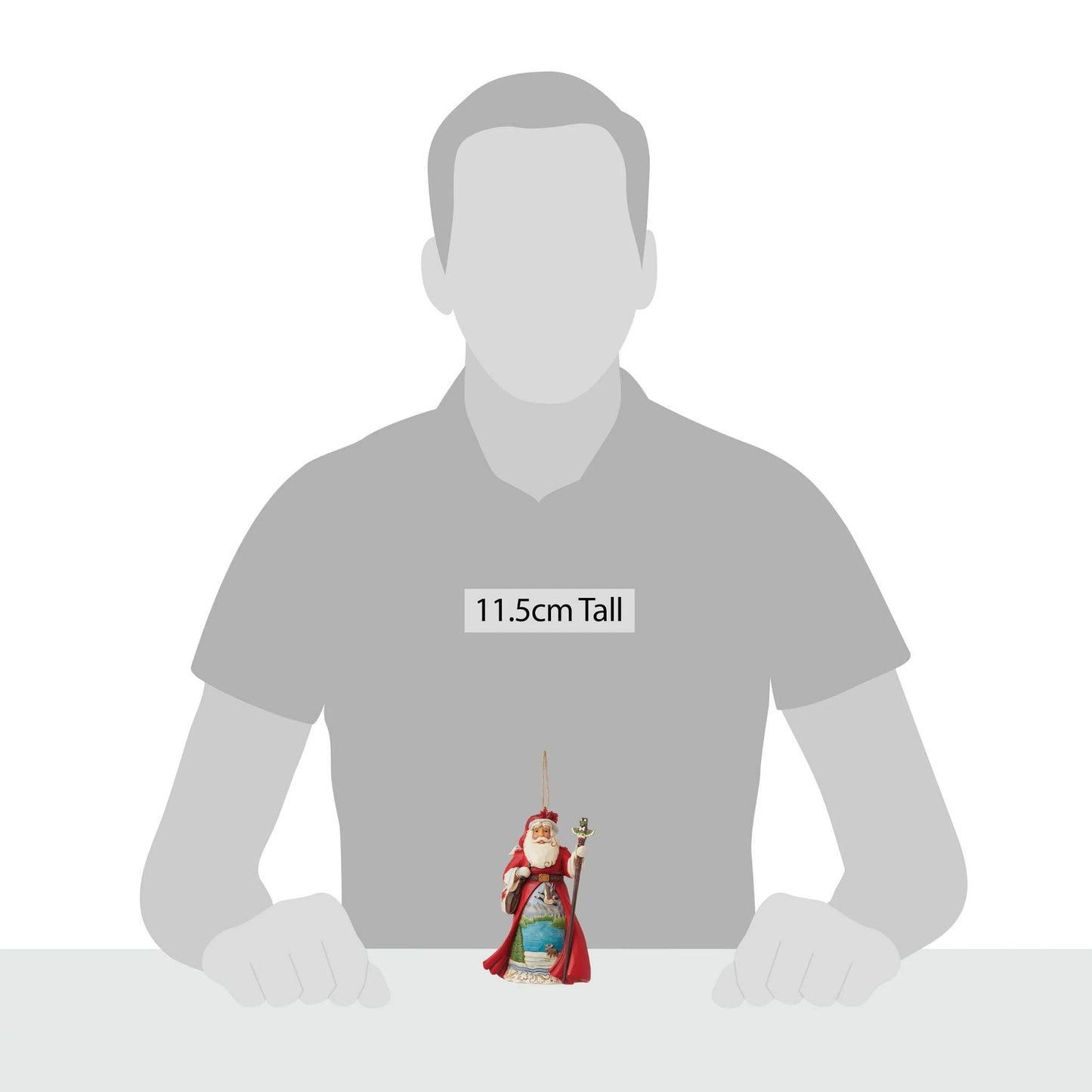 Canadian Santa Ornament