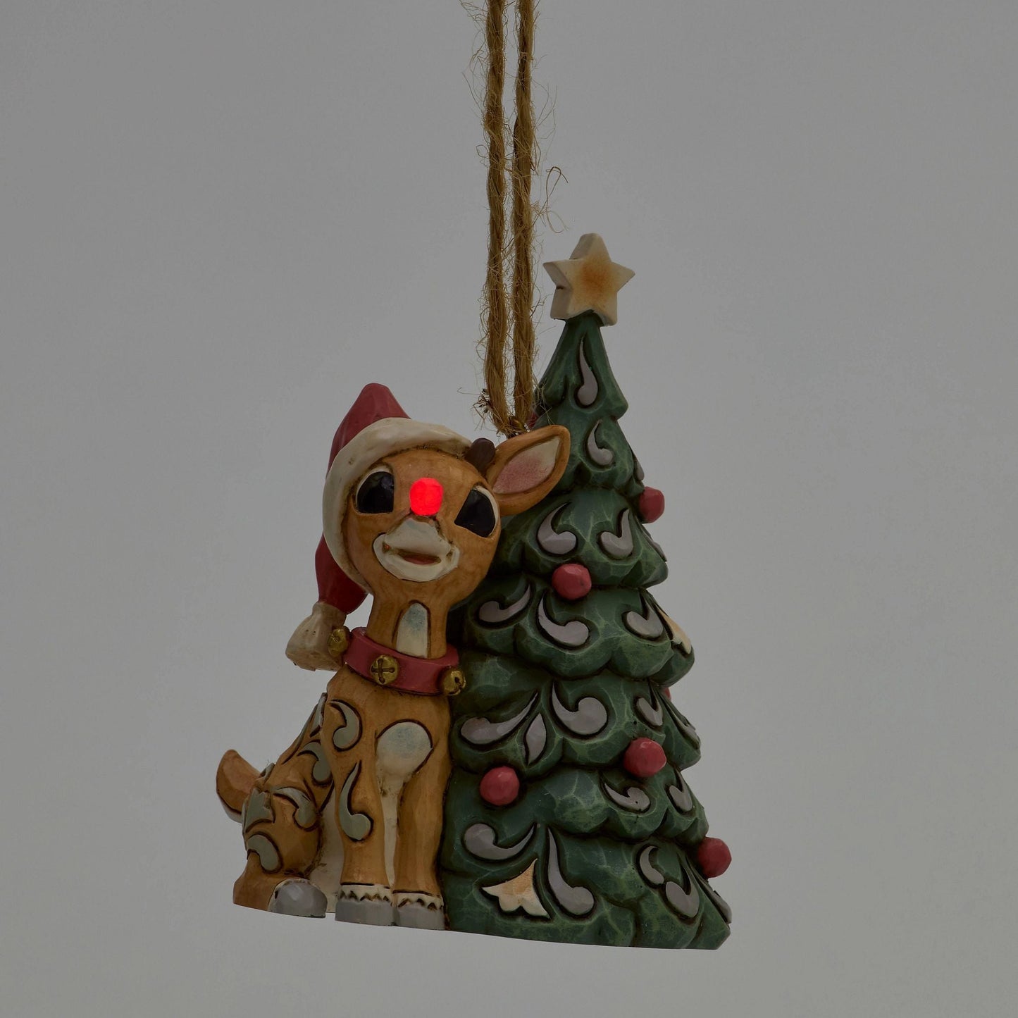 Woodland Rudolph with Tree H/O