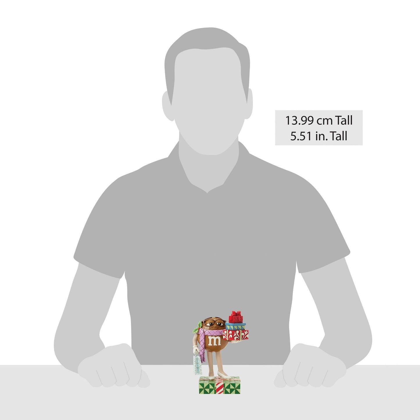 M&M'S Brown Charac w/ Presents