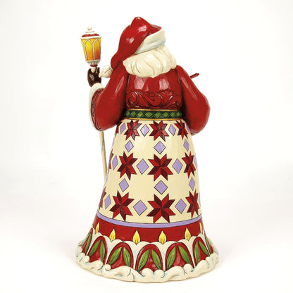 Santa Cardinal on Hand Fig