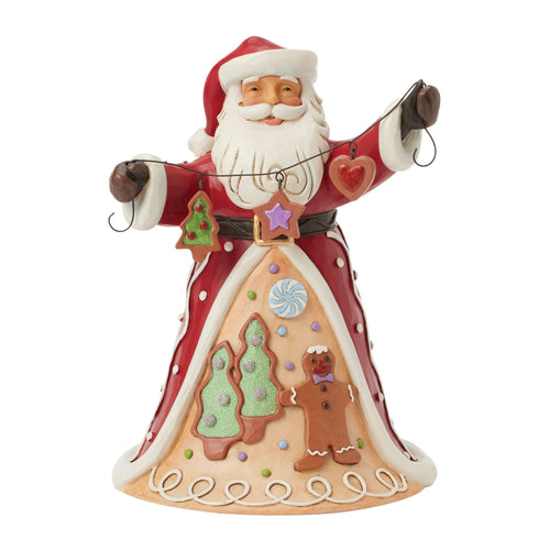 Gingerbread Santa Garland Fig