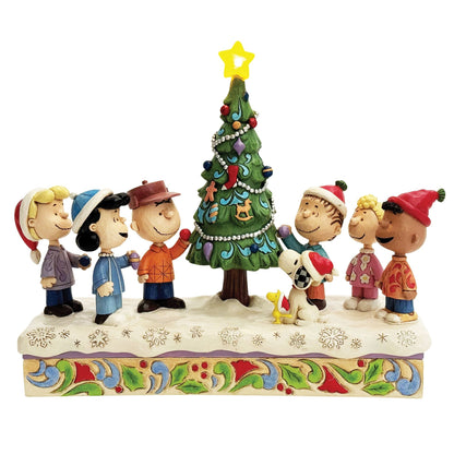 Peanuts Gang Decorating Tree