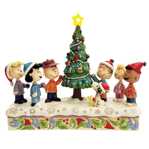 Peanuts Gang Decorating Tree