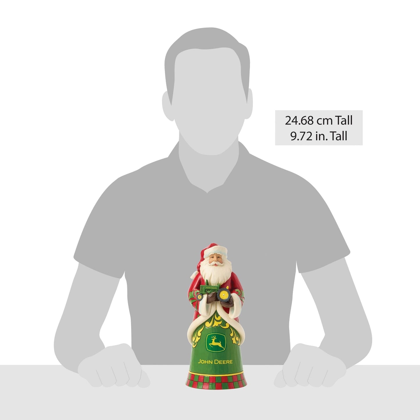 Santa with John Deere Tractor