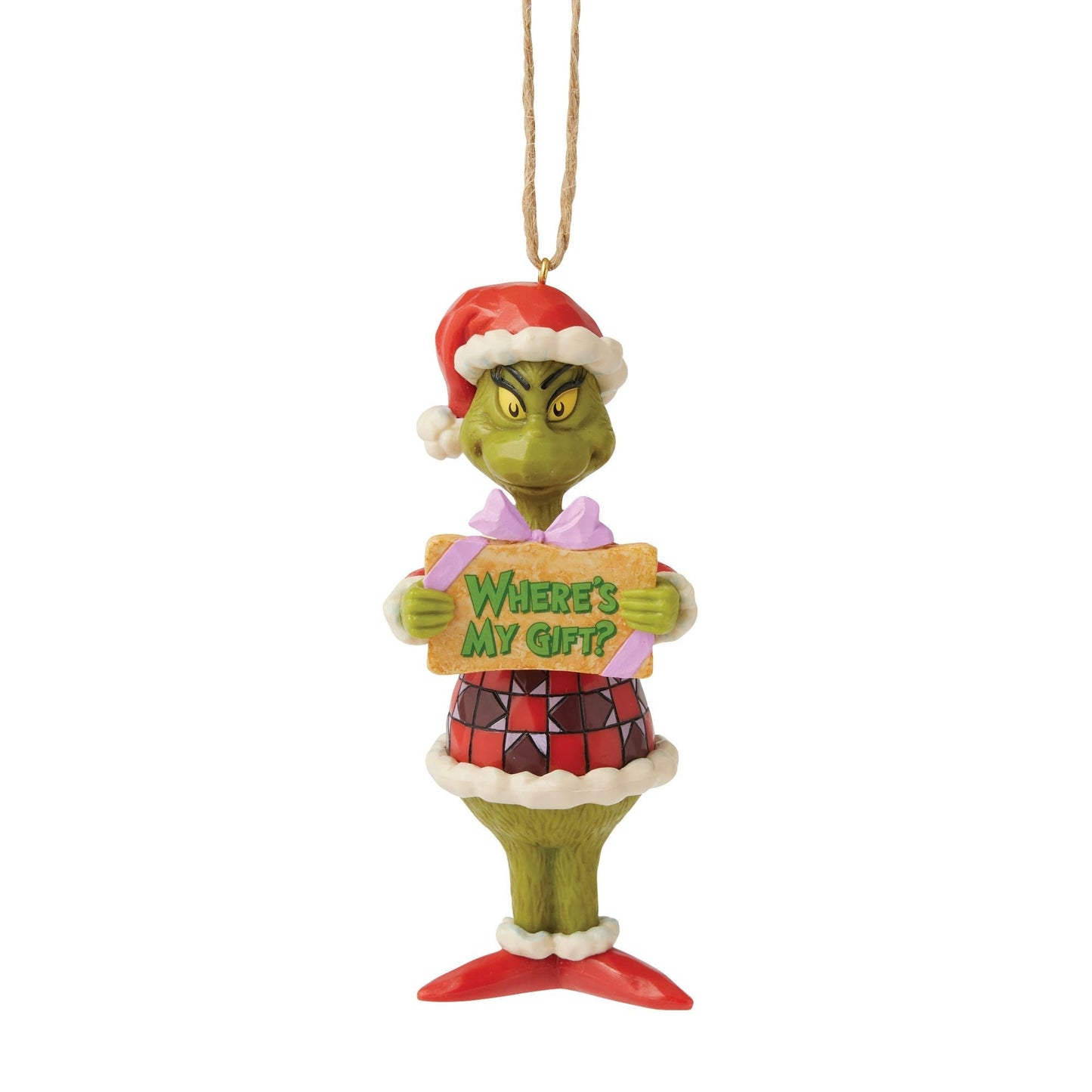 Grinch Message Ornament
